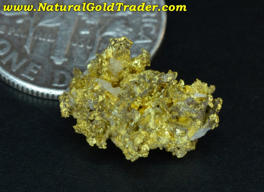 1.69 Gram Latrobe California Crystalline Gold Specimen