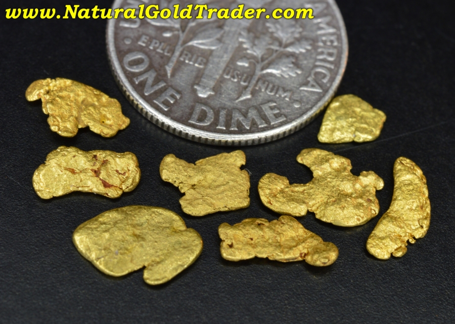 1.91 Grams (8) Alaskan Placer Gold Flakes