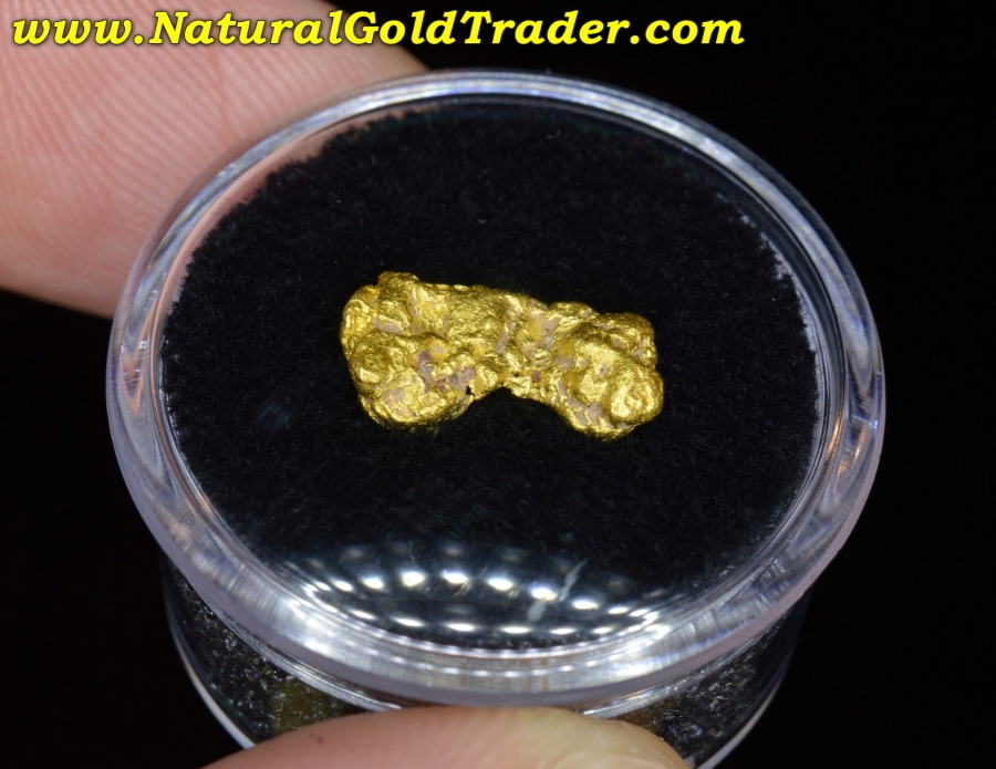 Gold Nugget Australian 0.66 Grams Natural Native Hand Prospected