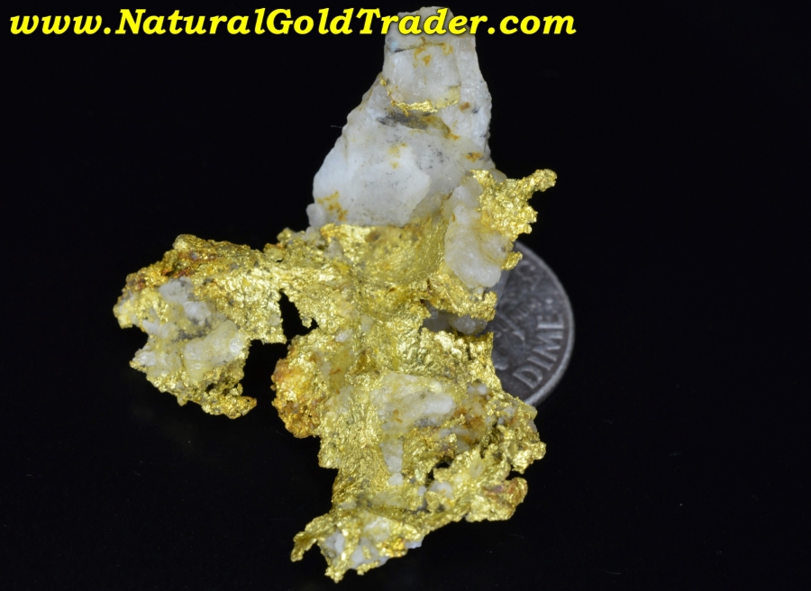 10.15 Gram 16 to 1 Gold Mine Allegany County Gold Specimen