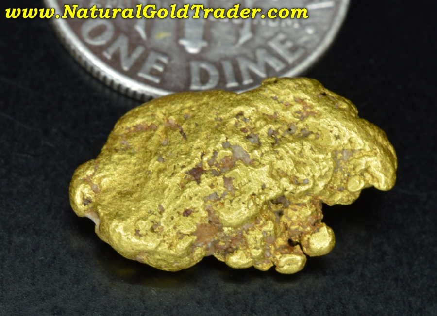 3.91 Gram Dawson City Yukon Gold Nugget with Quartz