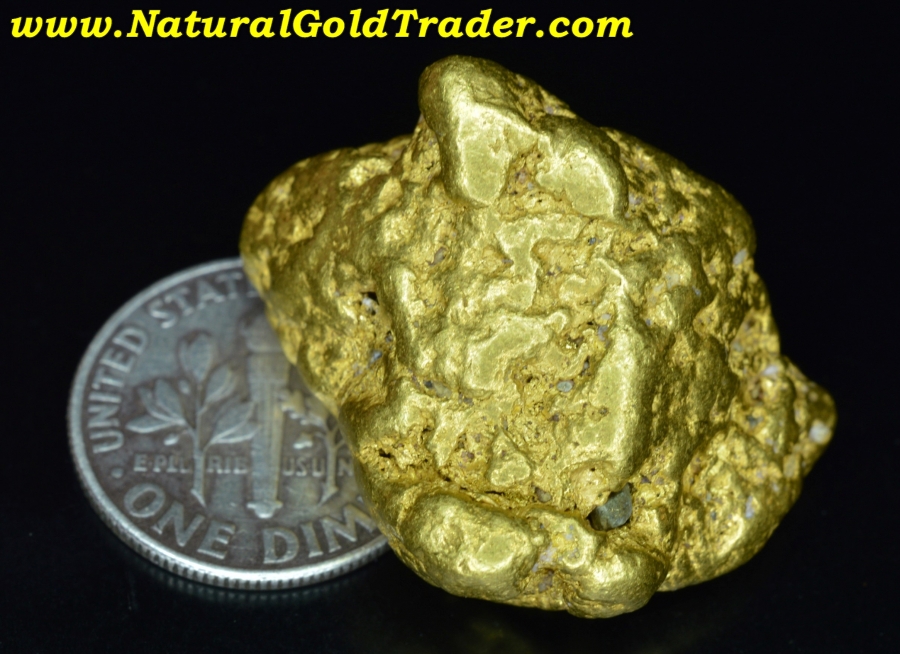 27.48 Gram Klondike Yukon Dawson City Canada Gold Nugget