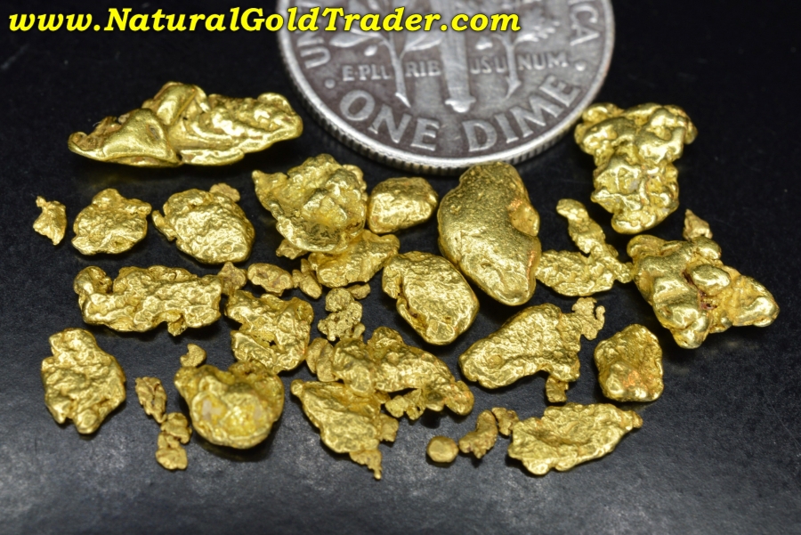 5.02 Grams Dahlonega Etowah River Gold Nuggets