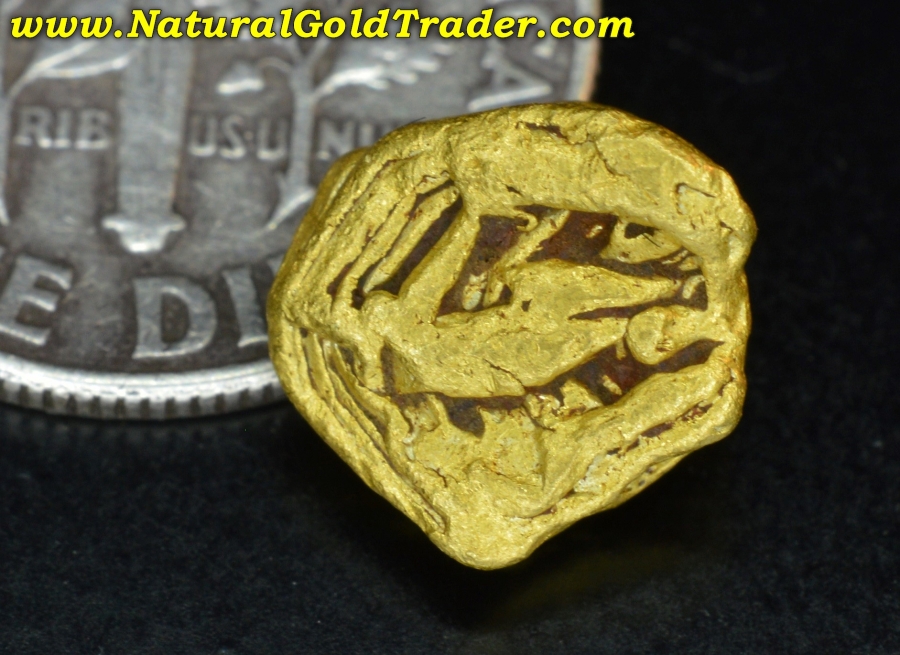 2.21 Gram Coloma California Crystallized Gold Specimen