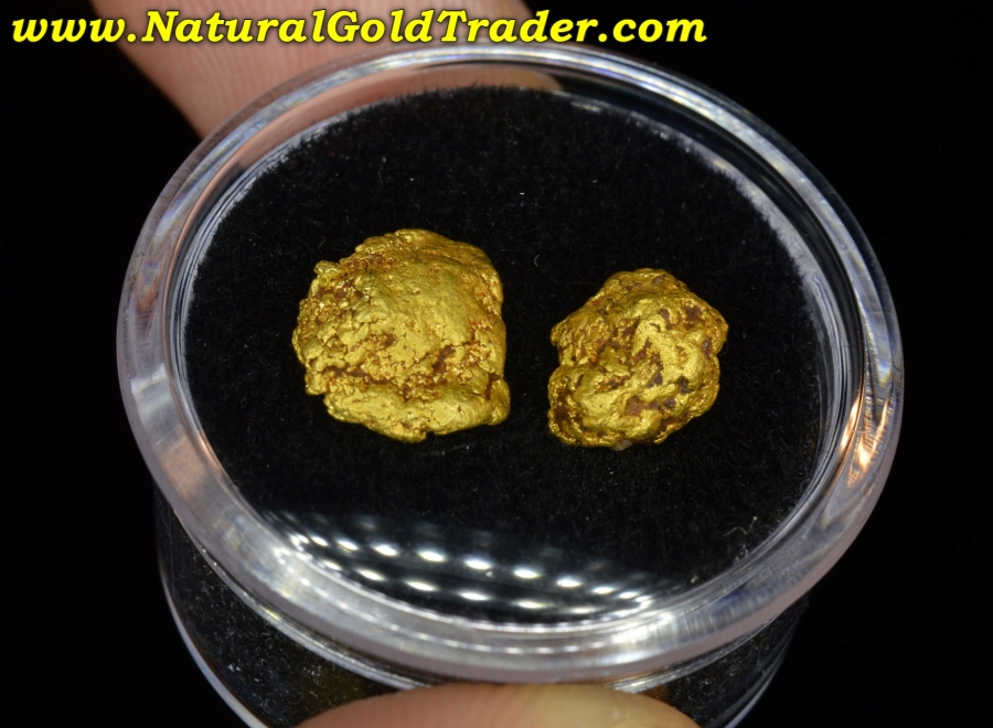 4.12 Grams (2) Coloma California Gold Nuggets