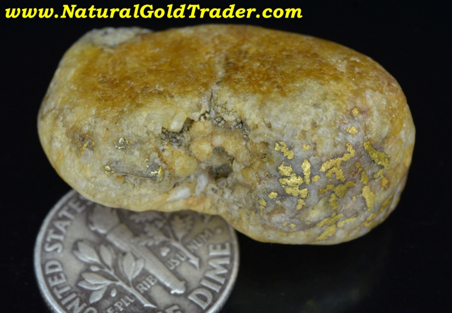18.76 Gram Boise Basin Idaho Gold & Quartz Specimen