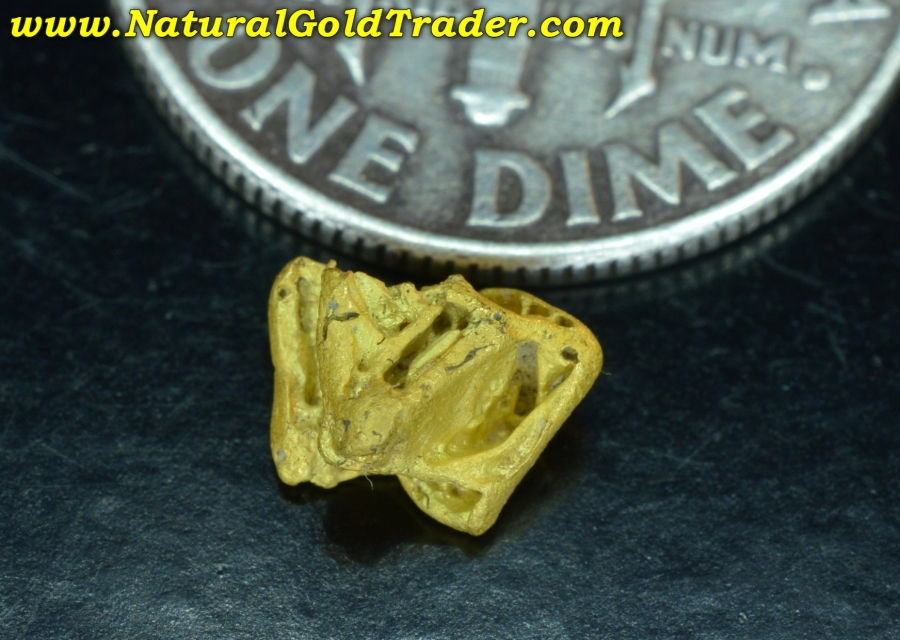 .44 Gram Rye Patch Nevada Chevron Gold Specimen
